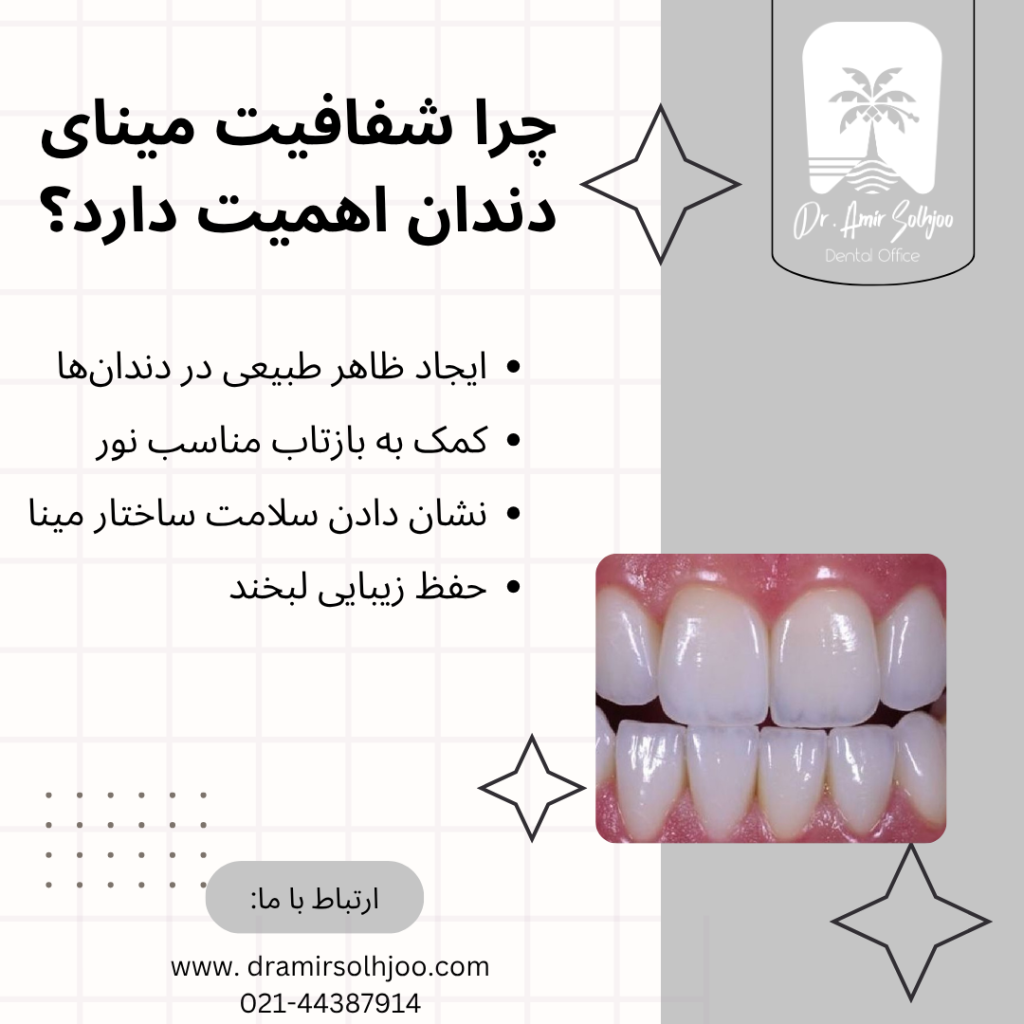 شفافیت مینای دندان