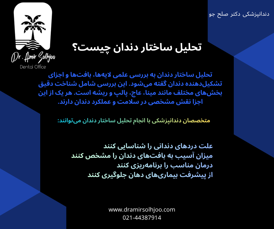 تحلیل ساختار دندان
